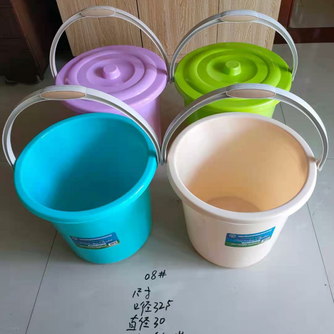 带盖水桶塑料桶08