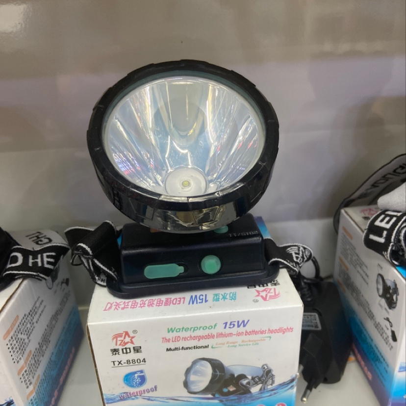 LED headlamp, high-intensity sensing miner's lamp, charging long-range shooting 3000, ultra-bright head-mounted flashlight, xenon night fishing lamp TX-8804