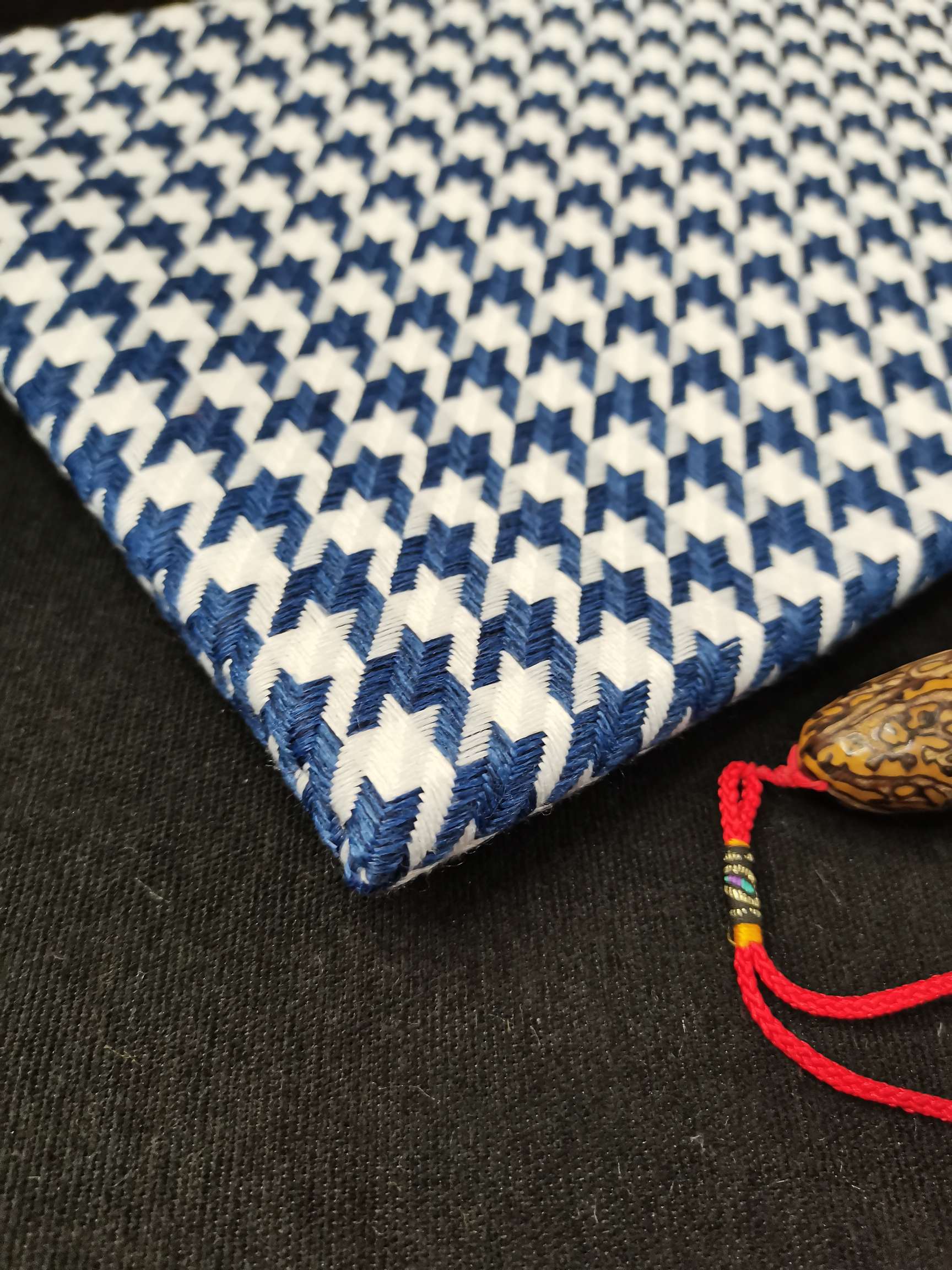 千鸟格  经典格子布 麻布 复合面料双色大千鸟格当季新款爆款厂家直销批发零售有现货详情12