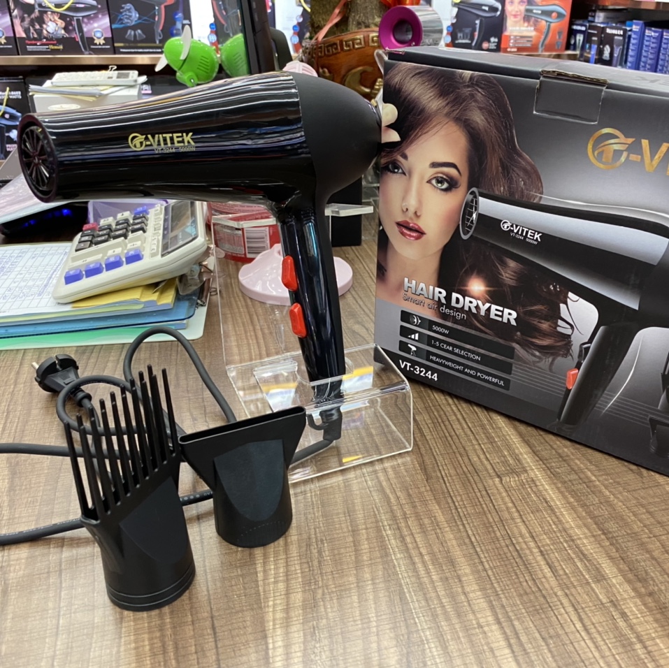 厂家直销吹风机热销VITEK-3244居家理发店黑色