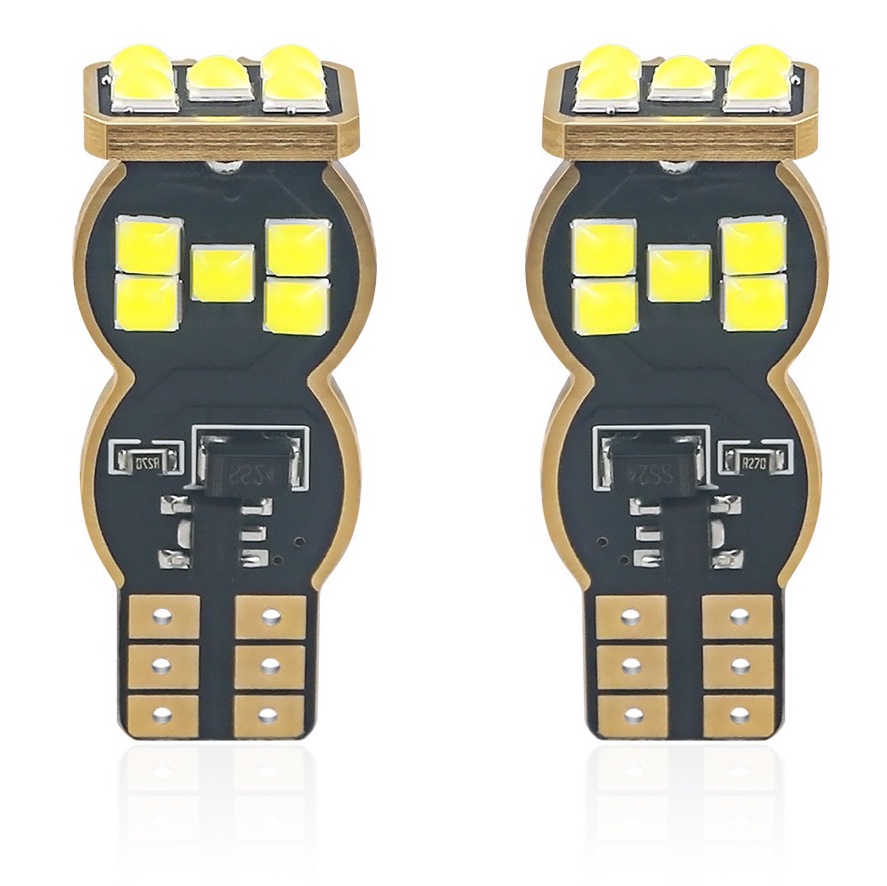 高亮汽车LED T15倒车灯 3030 15SMD 刹车灯 尾灯 1156 转向信号灯 