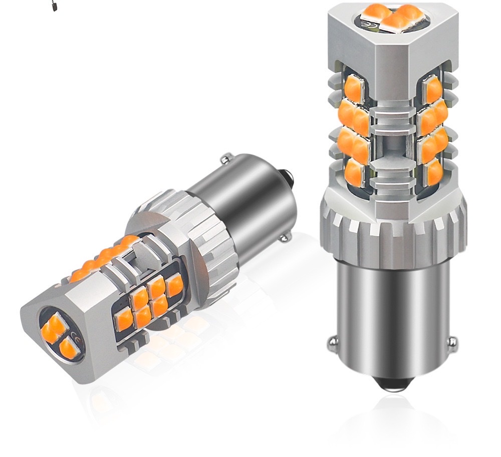 New high-brightness automotive LED 1156, 1157, T20, 3030 lamp beads, 21SMD brake lights, turn signals, reversing lights detail image 2