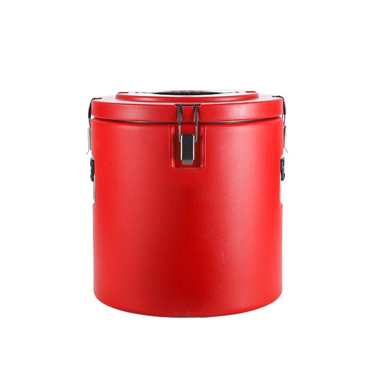 10L stainless steel insulated bucket, plastic commercial double-layer insulated rice bucket, American-style milk tea bucket Application Scenario