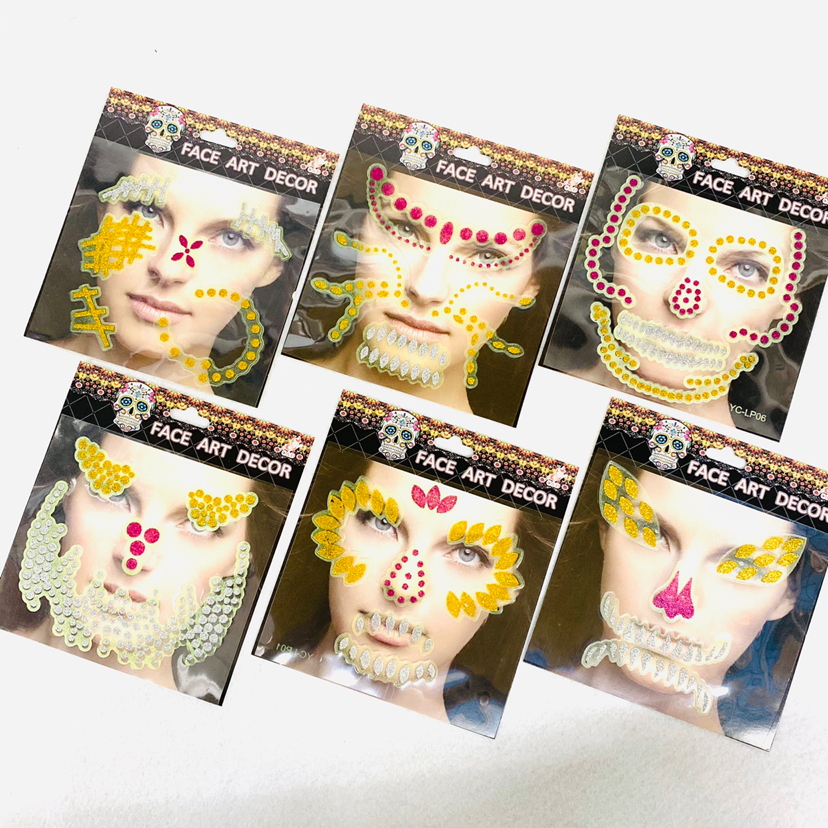 Manufacturers direct sales tattoo face paste modeling horror