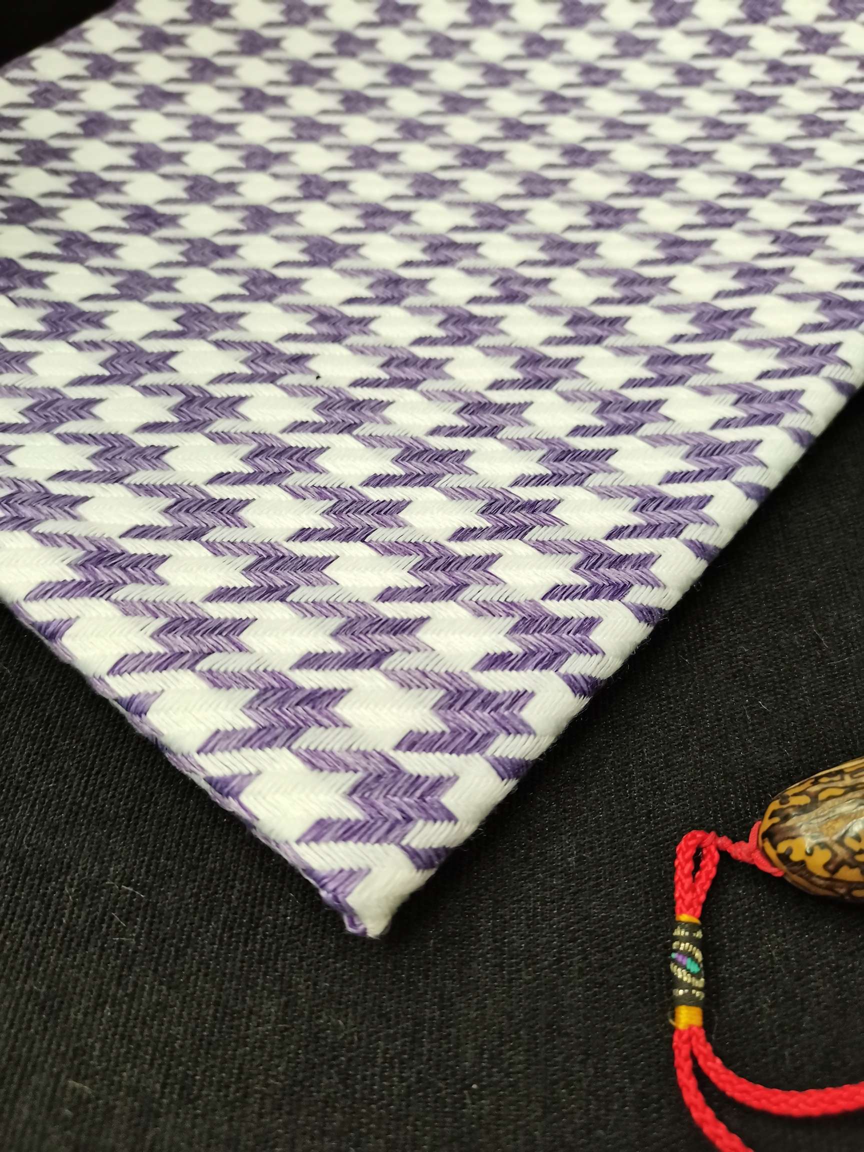 千鸟格  经典格子布 麻布 复合面料双色大千鸟格当季新款爆款厂家直销批发零售有现货详情8