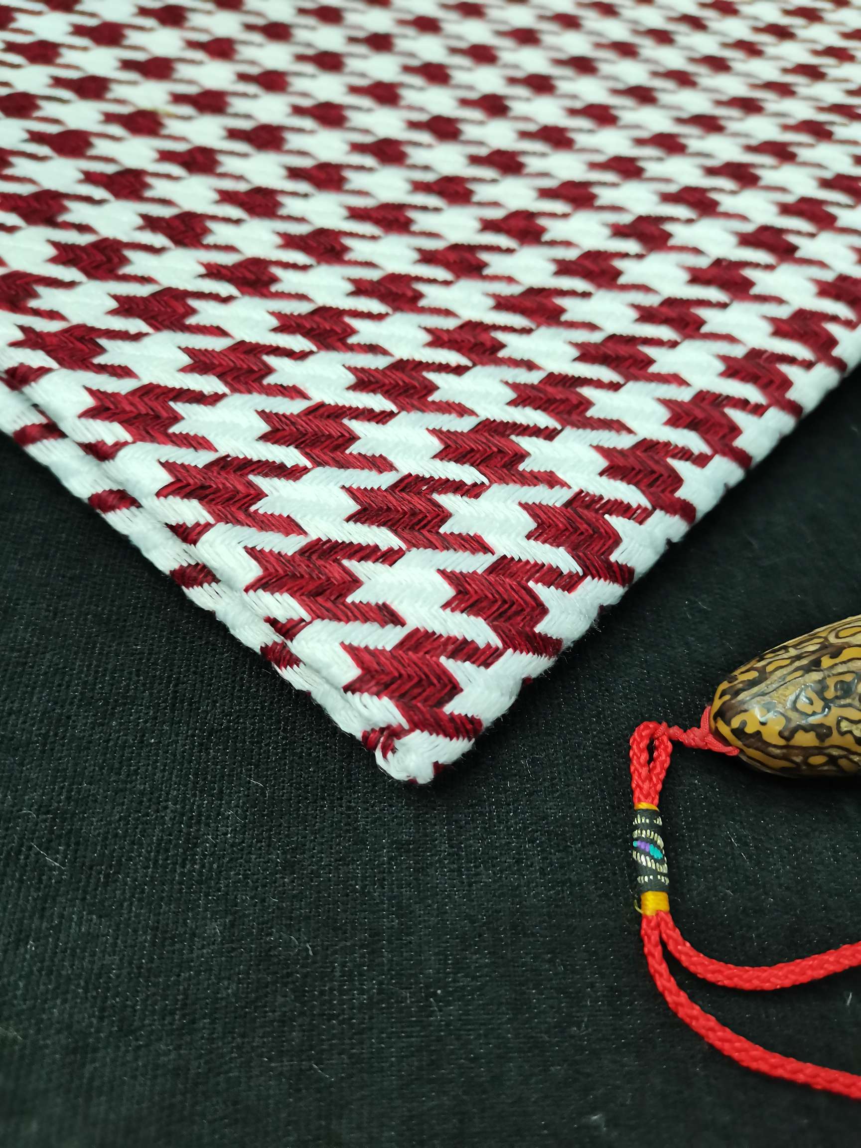 千鸟格  经典格子布 麻布 复合面料双色大千鸟格当季新款爆款厂家直销批发零售有现货详情15