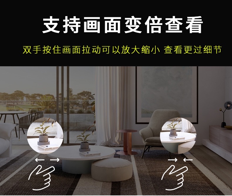 360度全景灯泡摄像头 VR鱼眼万向可旋转灯泡室内安防监控摄像机详情图16