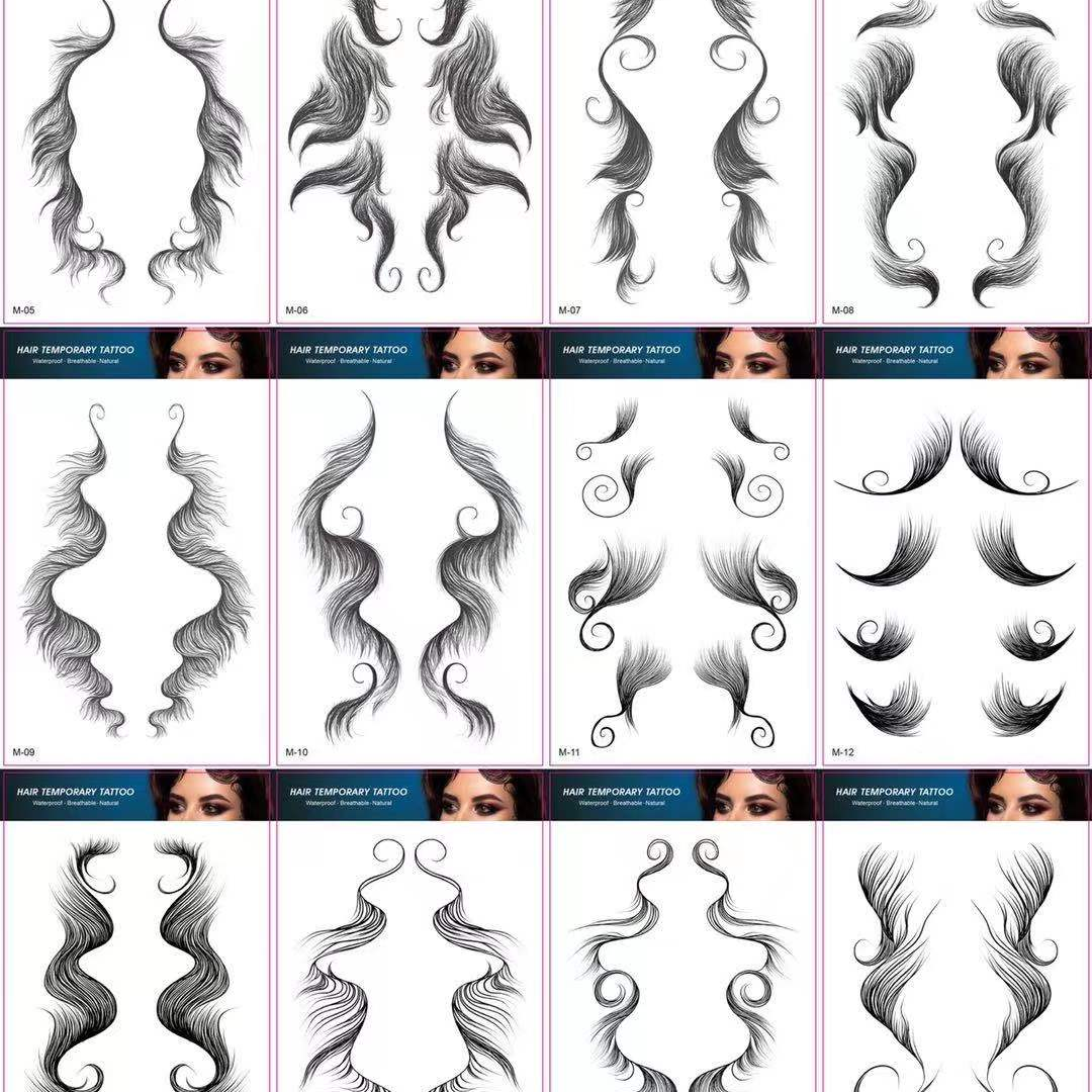 Manufacturers direct tattoo, face and bangs