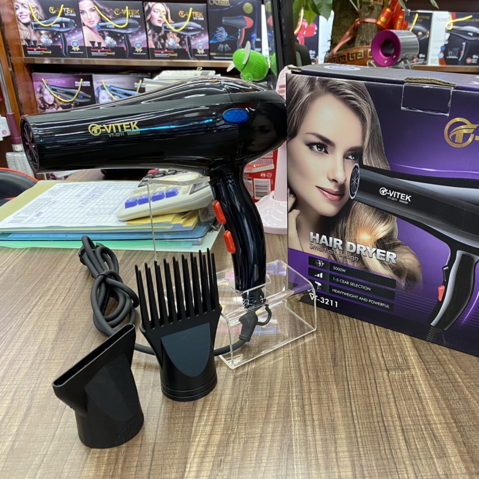 厂家直销吹风机热销VITEK-3211居家理发店黑色