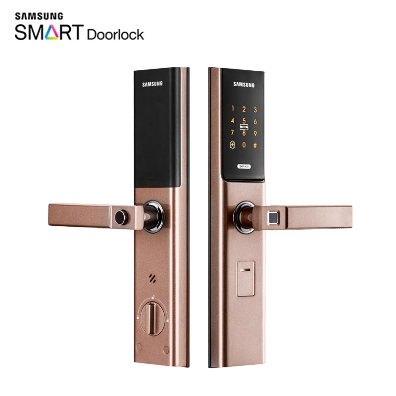 三星智能门锁指纹锁密码锁家用全自动电子SHP-P50新品图