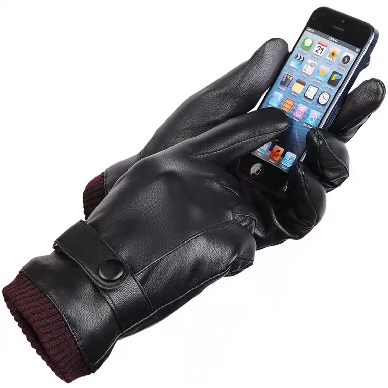 Men's touch screen touch screen, stylish warm waterproof gloves