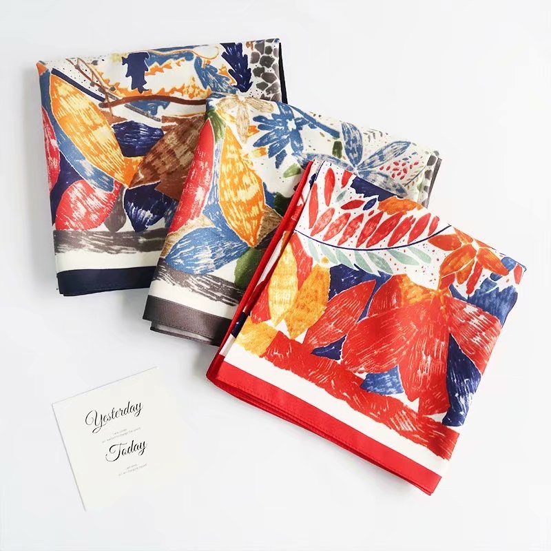 Korean Fashion 90 Square Scarf 42
