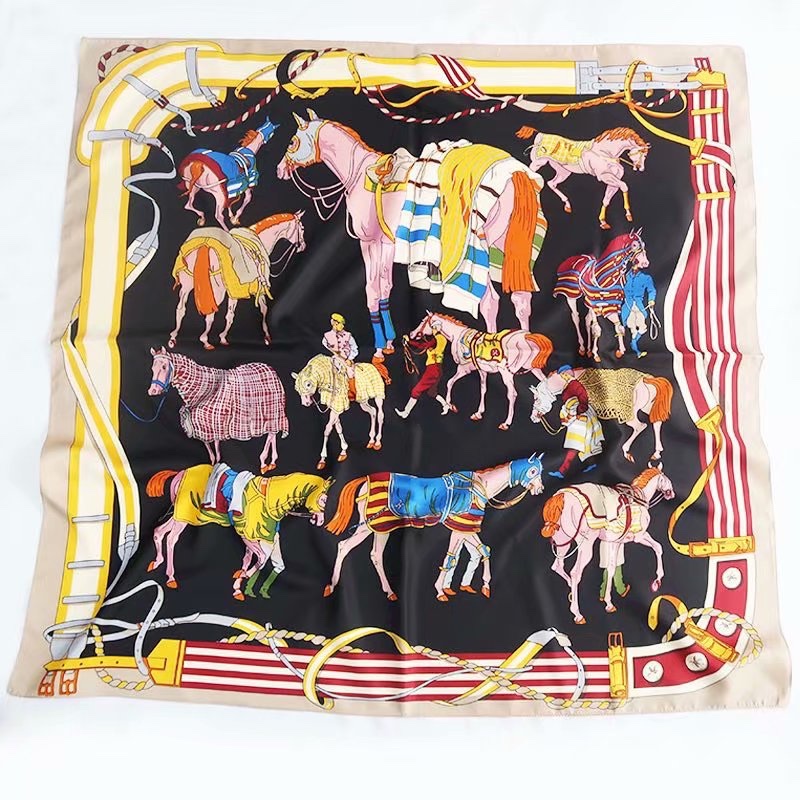 Korean Fashion 90 Square Scarf 41
