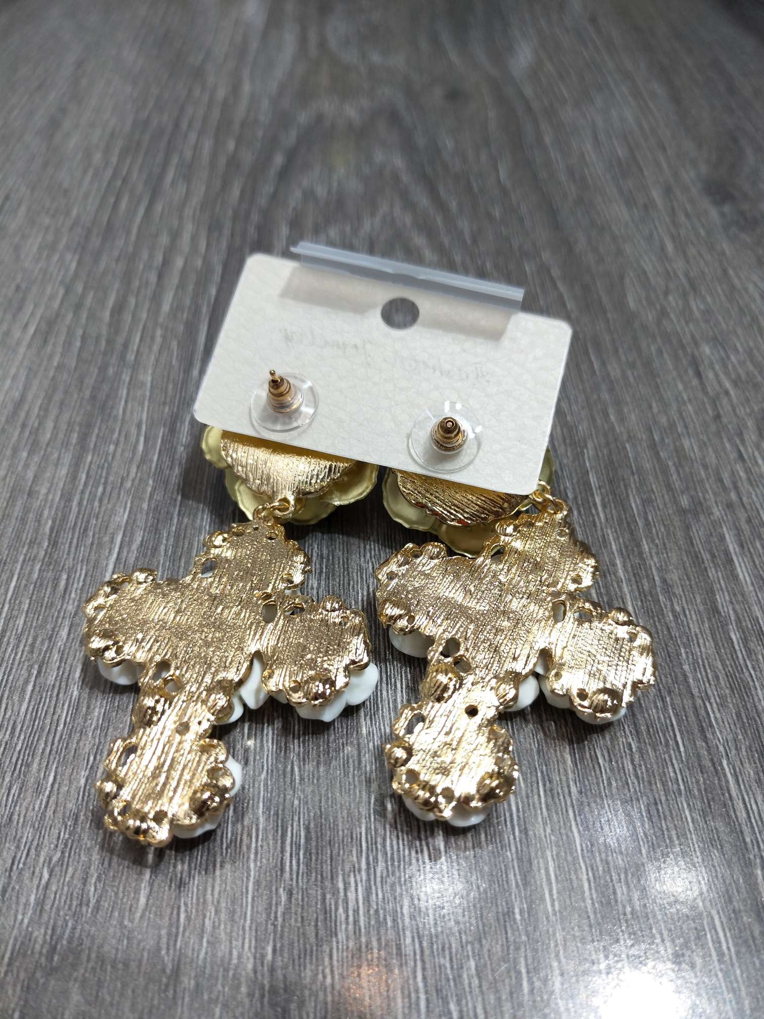 巴洛克重工耳环/重工耳环 小众 个性细节图