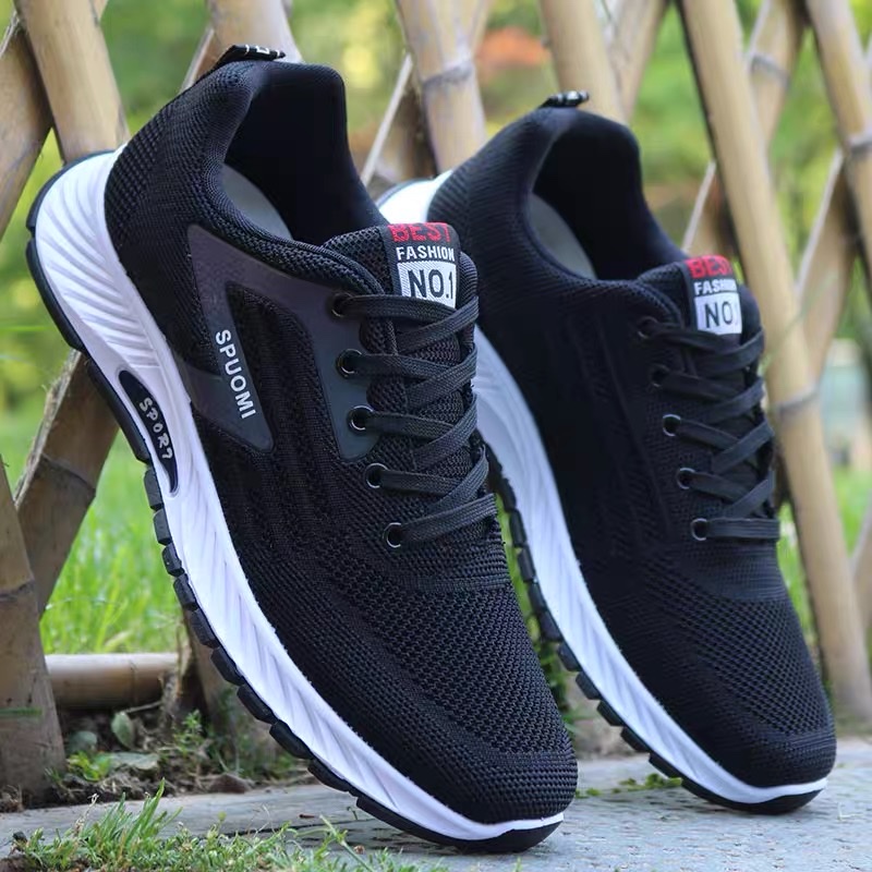 鞋子男2021新款春夏季网面鞋透气休闲鞋男士运动鞋防臭轻便跑步鞋详情图3