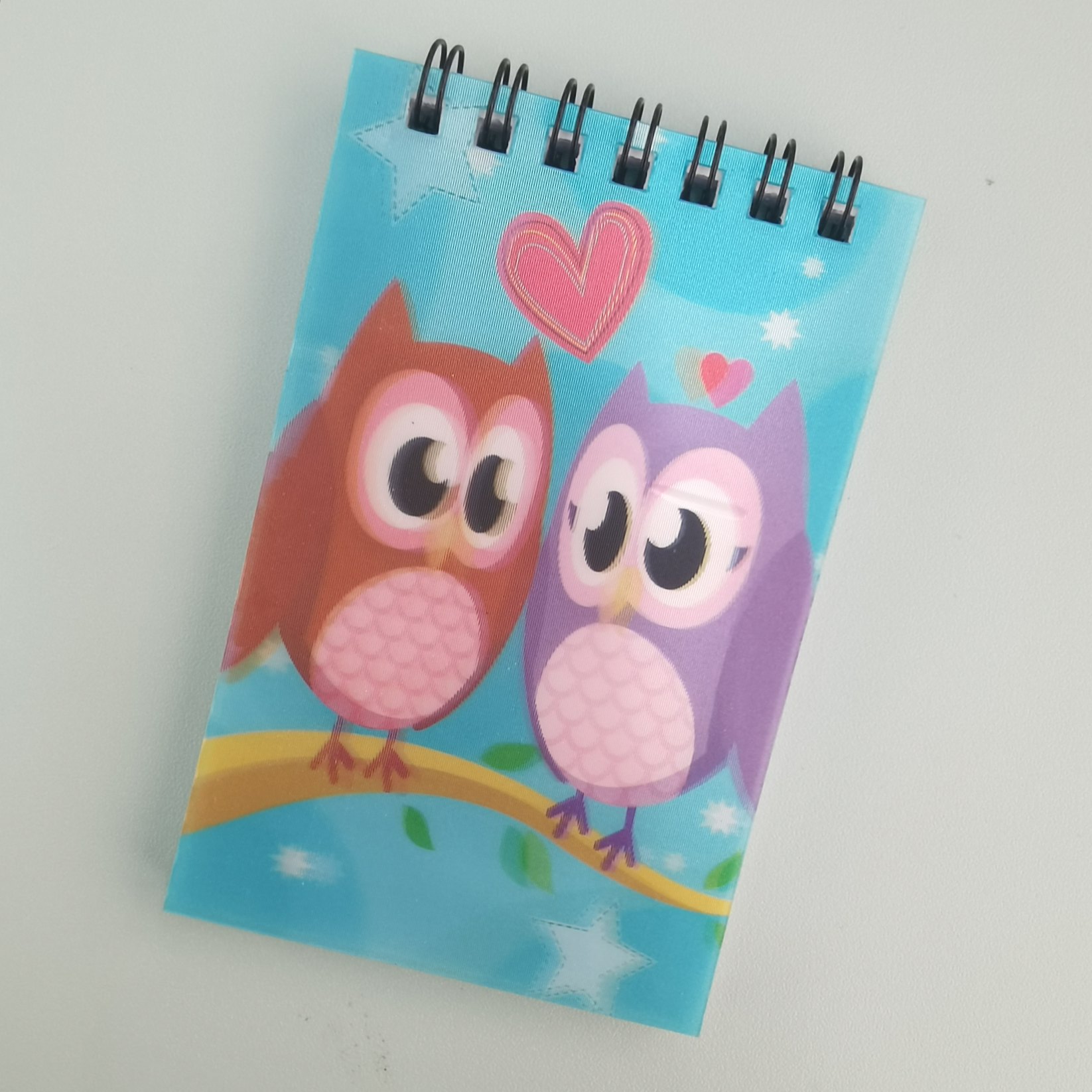 猫头鹰3D可变迷你小尺寸便携记事线圈本图