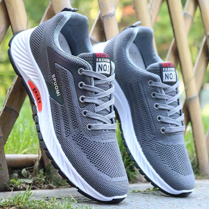 鞋子男2021新款春夏季网面鞋透气休闲鞋男士运动鞋防臭轻便跑步鞋详情图2