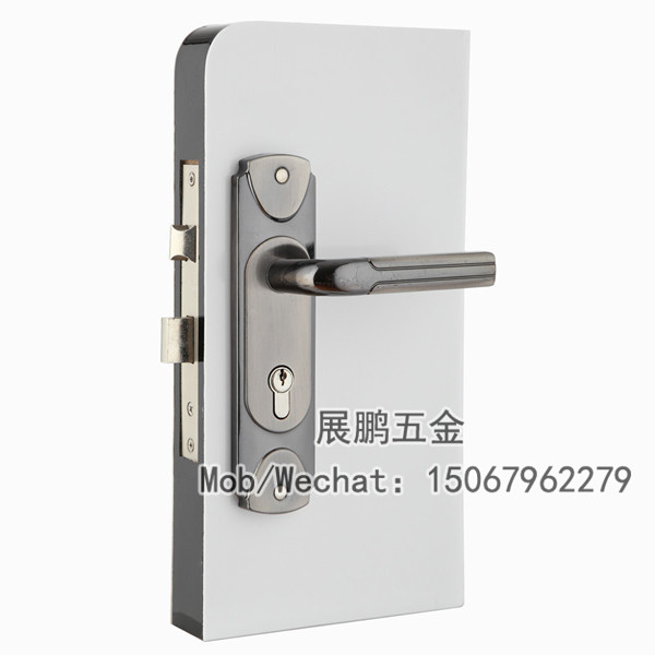 Iron plate aluminum hand door lock trade hot thumbnail