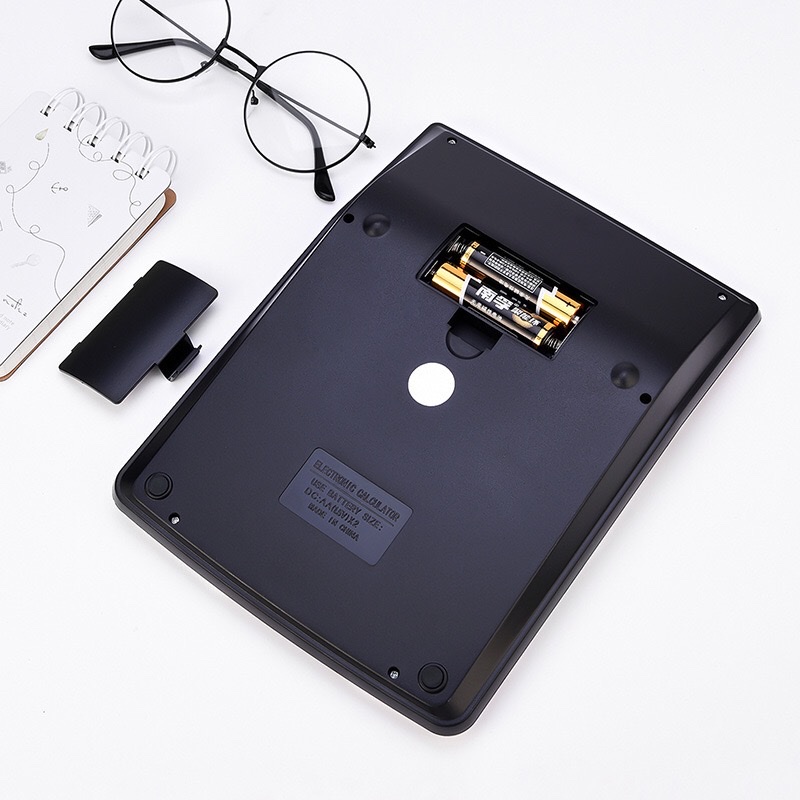 JS2007大号办公语音型计算器 大屏幕财务计算器商场超市收银计算器白底实物图