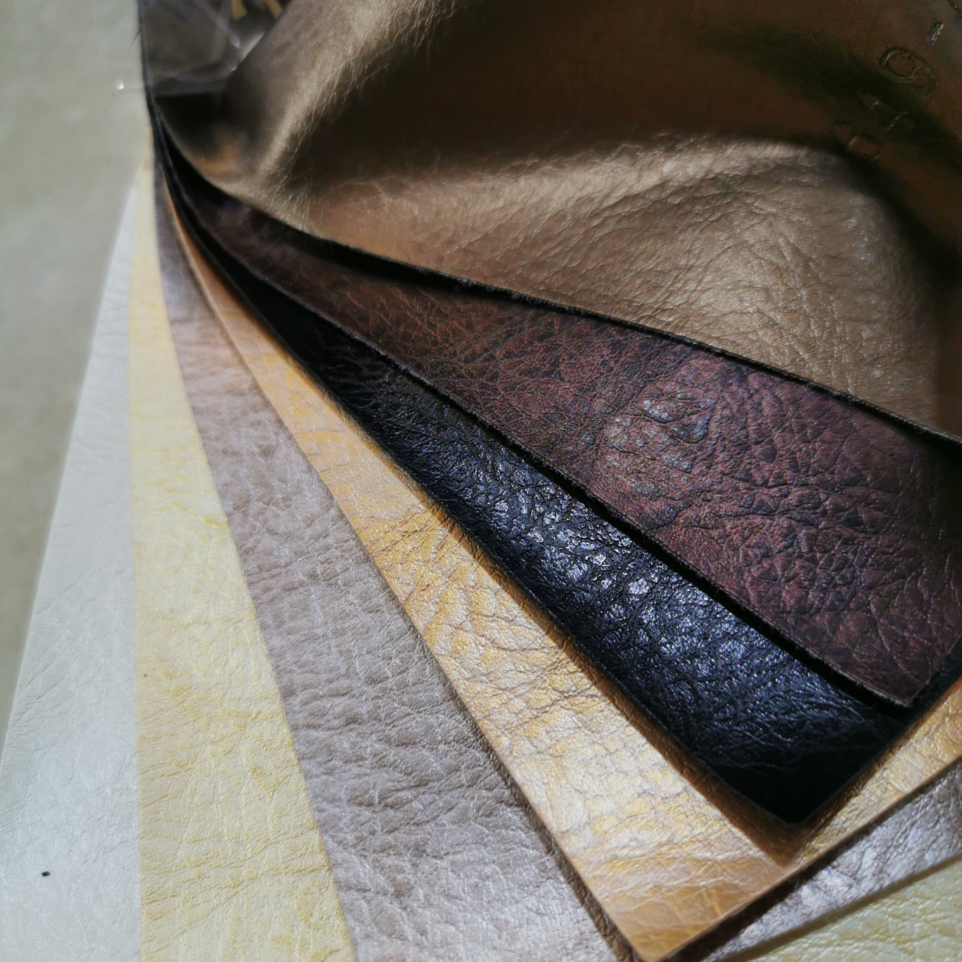 Semi-pu decorative leather factory direct sales leather