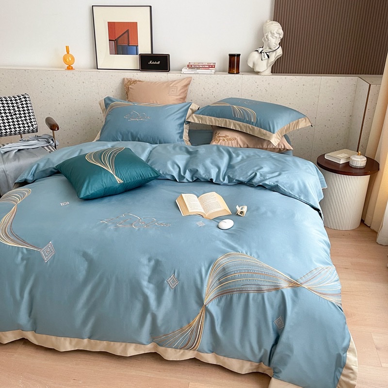 新款100s澳棉四件套床上用品床单被套四件床上用品床单被套四件详情图1