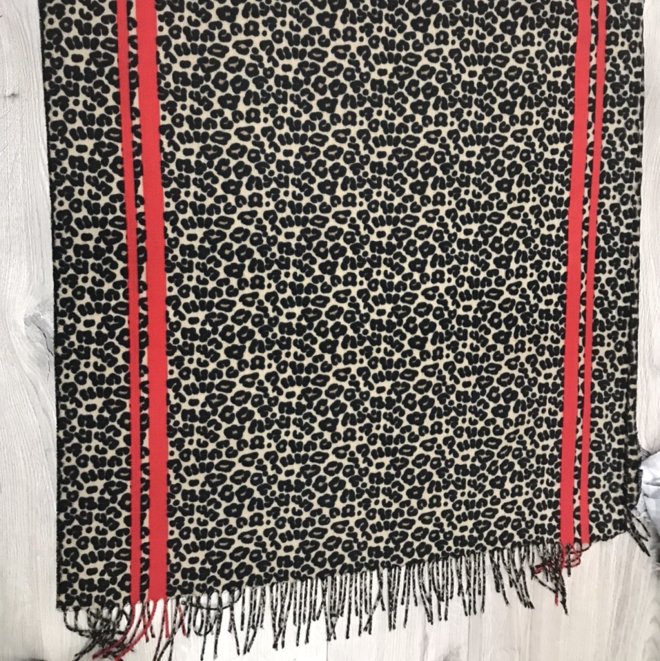 Cashmere Leopard Scarf For Autumn And Winter