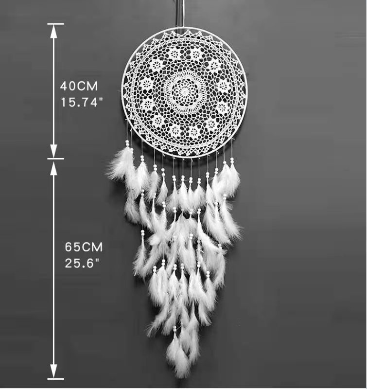 Extra-large dreamcatcher Lace dreamcatcher Item Picture