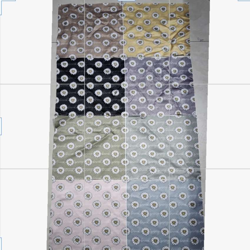 Mainstream Cloth Printing Fabric Raw Material Mainstream Cloth Printing Fabric Raw Material Small Daisy Black Cloth Application Scenario