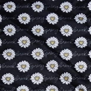 Mainstream Cloth Printing Fabric Raw Material Mainstream Cloth Printing Fabric Raw Material Small Daisy Black Cloth