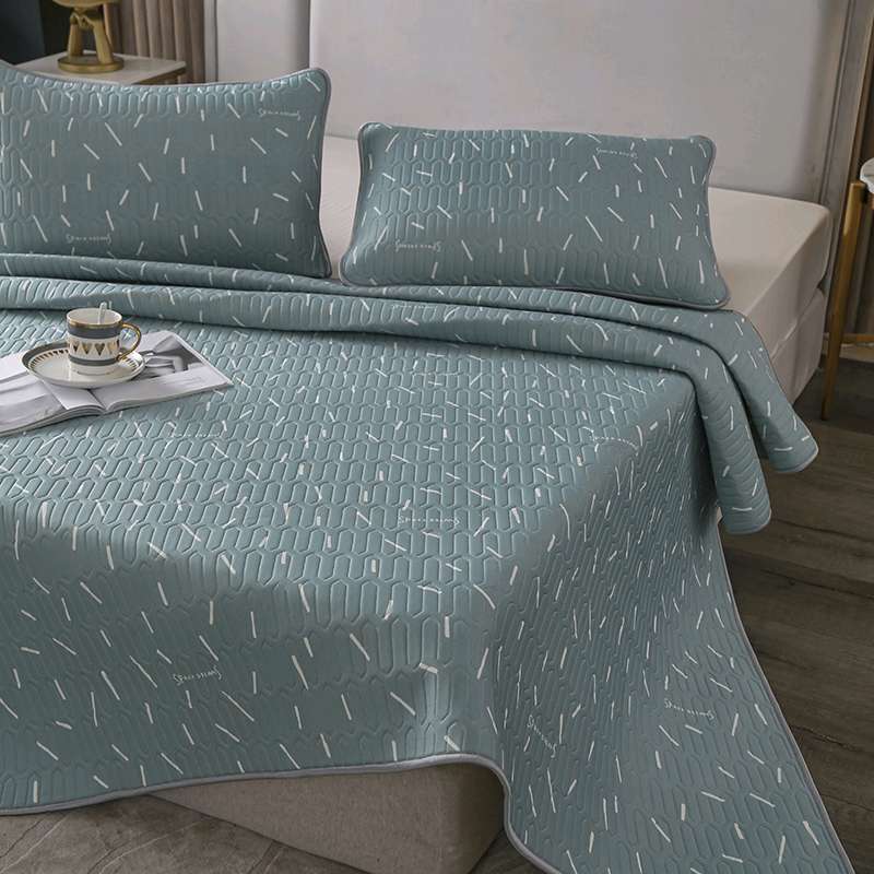 新款可机洗水洗乳胶垫凉席详情图2