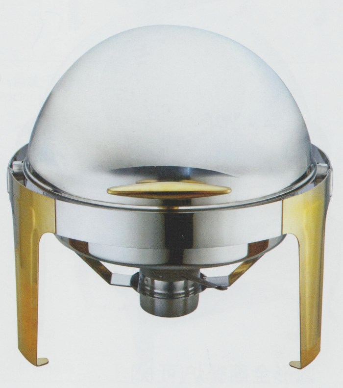 Circular full flip cover buffet stove YD-721GH gold-plated ∮350mm detail image 3