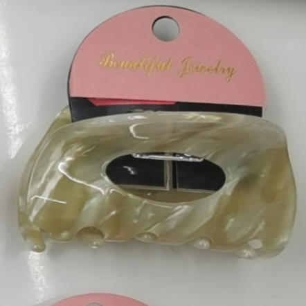 Coffee-colored hairpin, fashionable, simple and versatile, large shark clip at the back of the head, Korean hairpin headwear, hair clip wholesale 1333