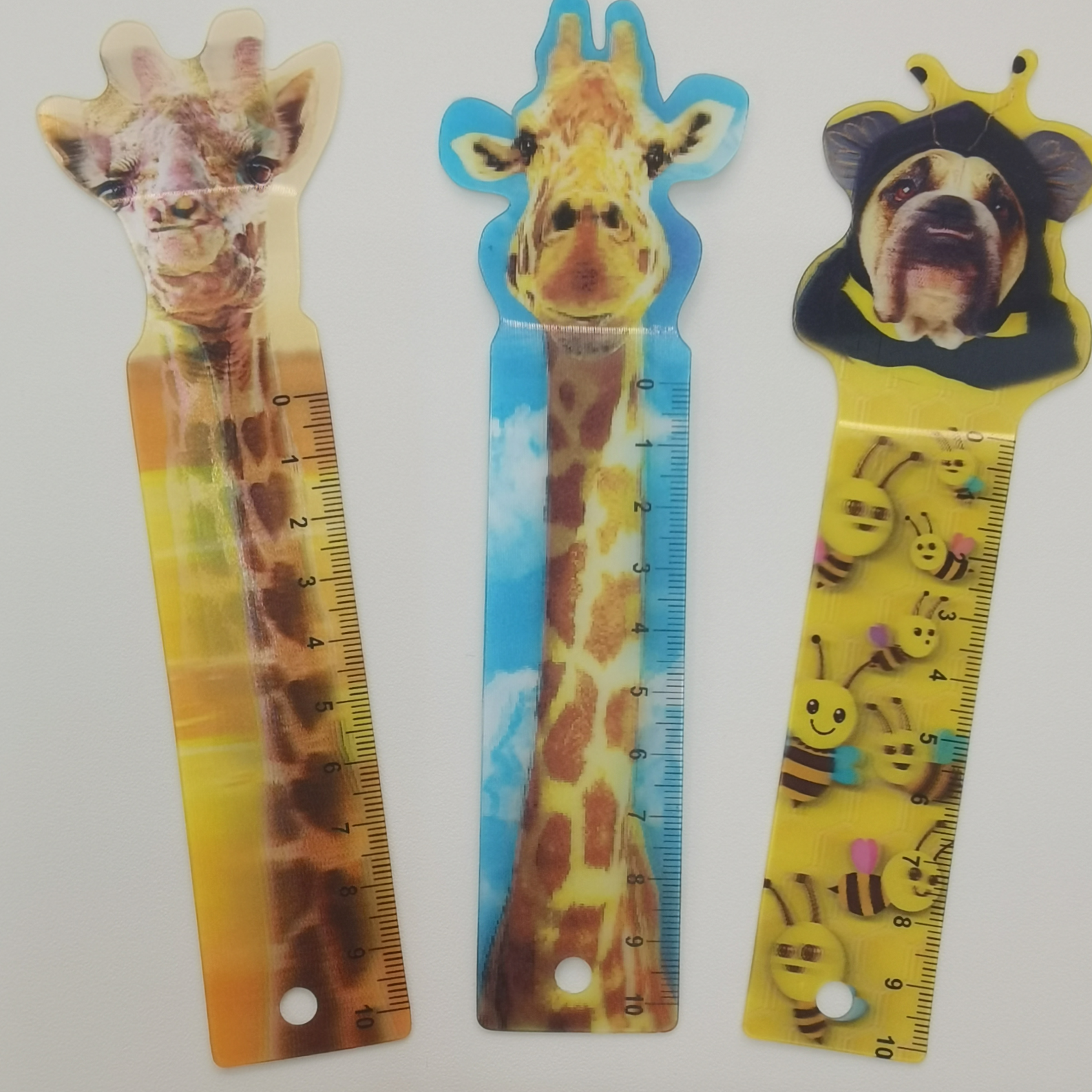 3D立体卡通动物书签尺子