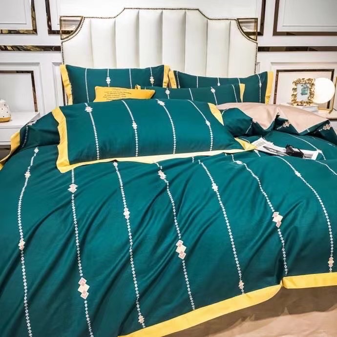 40-count pure cotton spring and summer four-piece set of bedding, bed sheets and quilt covers, four pieces of bedding, bed sheets and quilt covers detail image 2