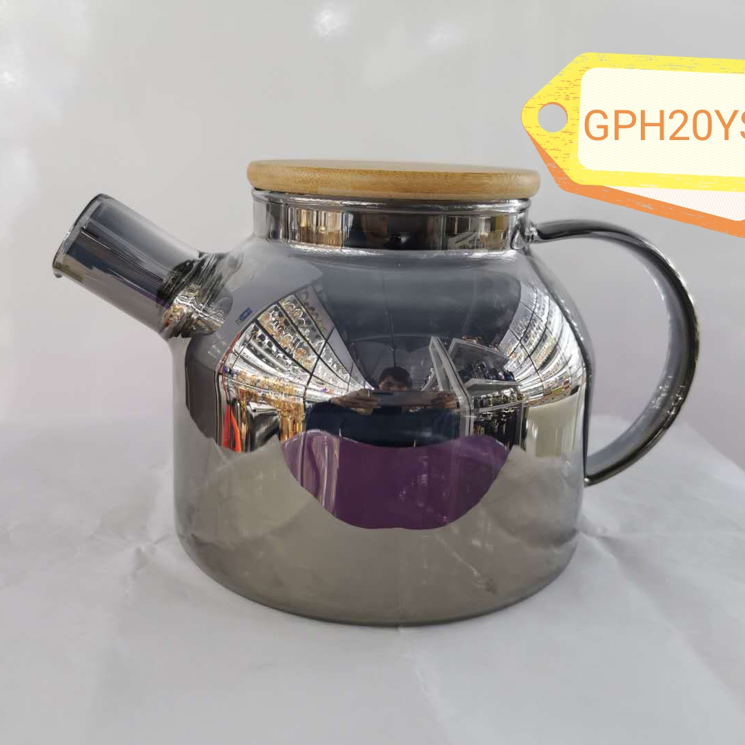 GPH20YS Nordic simple glass High Peng silicon glass cold water kettle, high-temperature resistant kettle, direct fire kettle