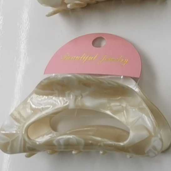 Coffee-colored gripper, fashionable, simple and versatile, large shark clip at the back of the head, Korean hairpin headwear, wholesale of hair clips 17