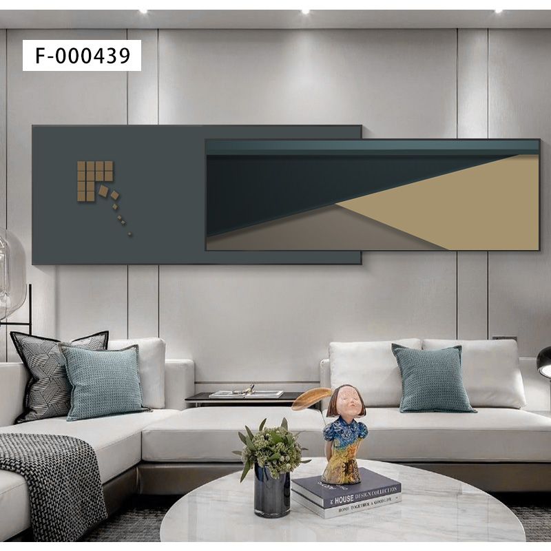 Aluminum alloy crystal porcelain crystal shell painting within painting light luxury style 48*1804️ ️ Specification image