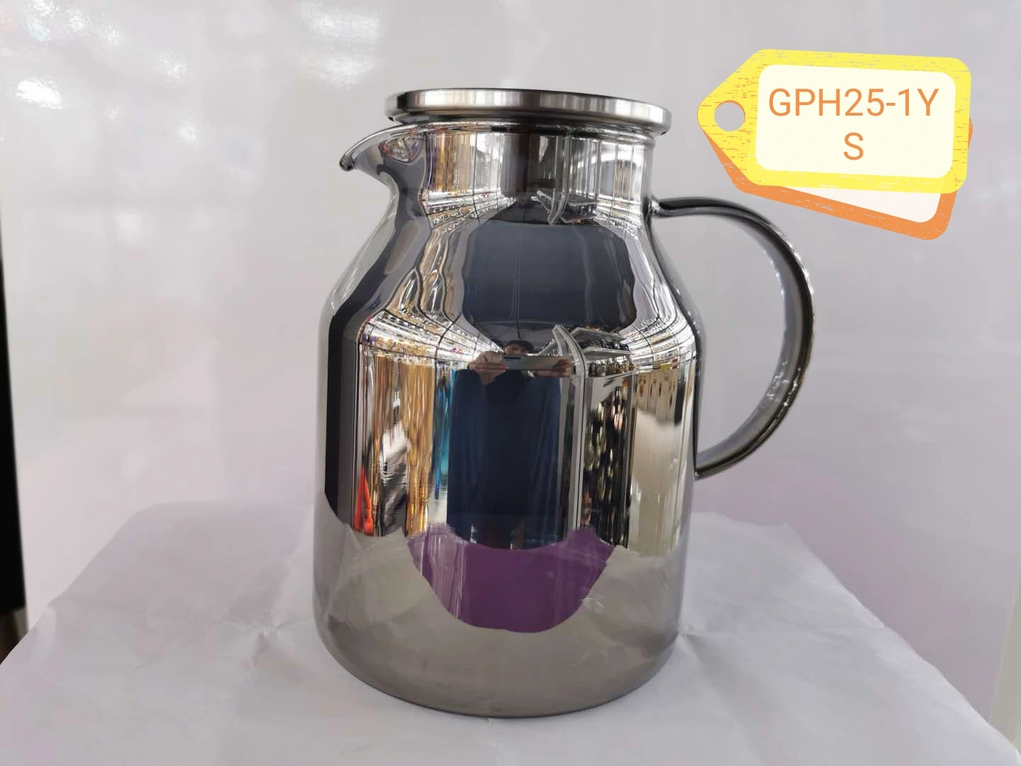 GPH25-1YS Nordic simple glass High Peng silicon glass cold water kettle, high-temperature resistant kettle, direct fire kettle detail image 1
