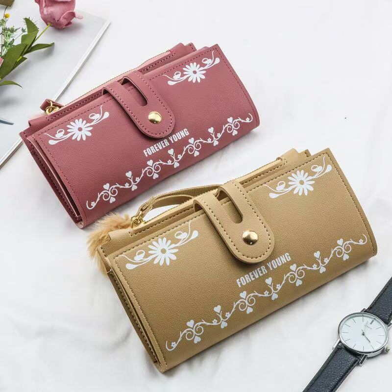 新款女士时尚百搭潮流钱包女士钱包手提包包产品图