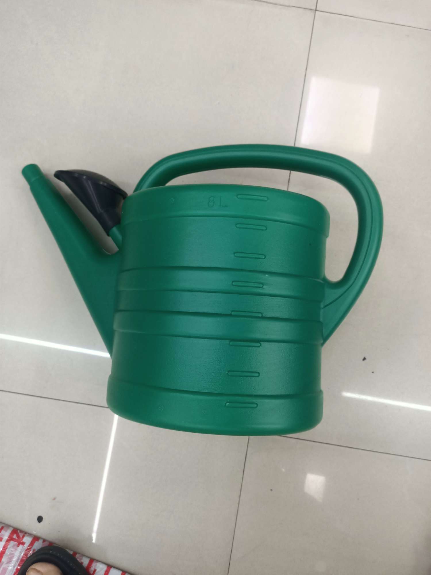 塑料洒水壶14L批发家用农用园艺花卉喷壶14升超大号绿色加厚塑料洒水壶长嘴浇水花洒器绿色洒水壶详情图3