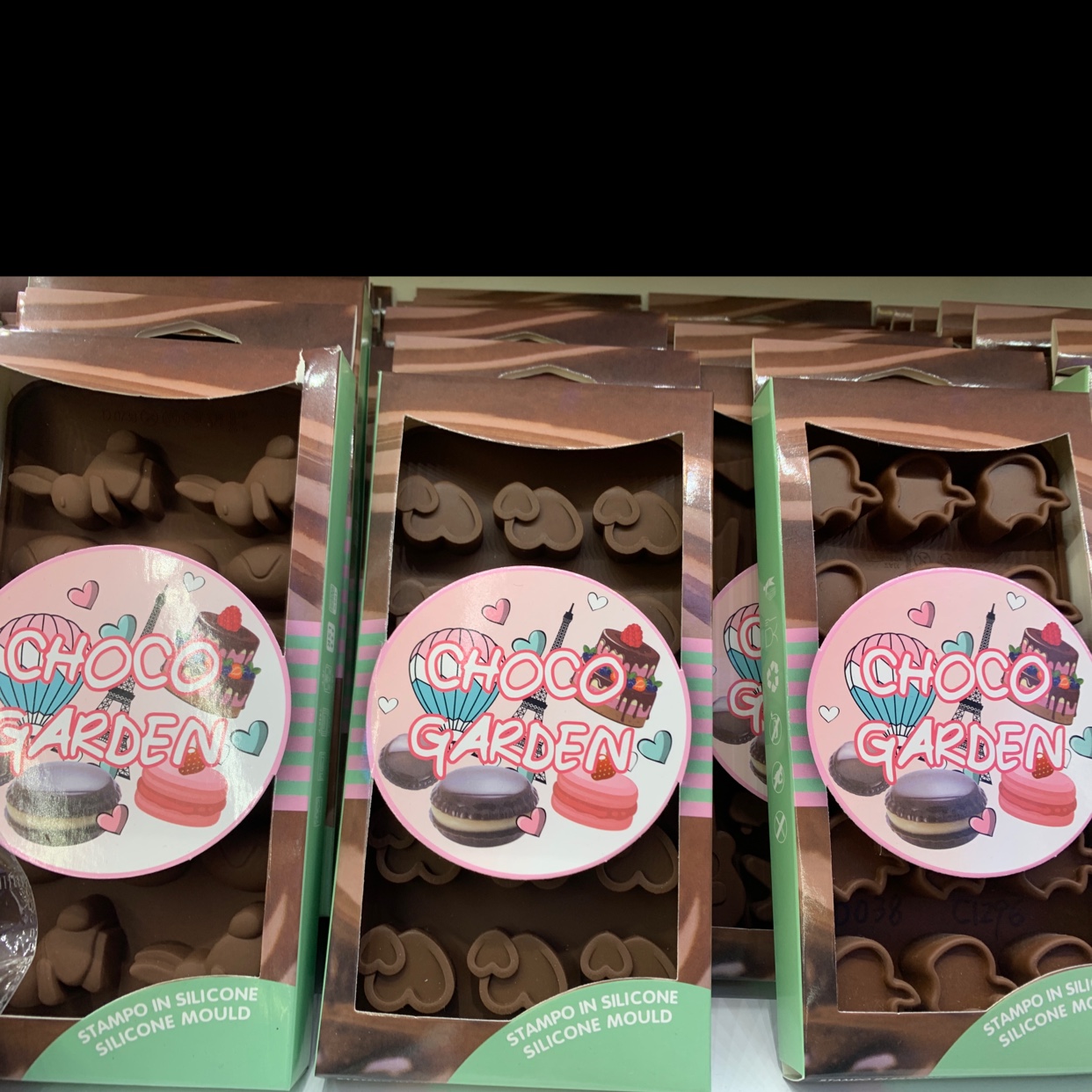 Molde de chocolate de silicona