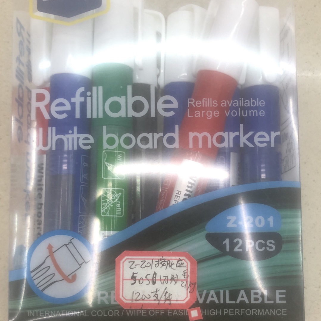 201PVC knife tip whiteboard pen