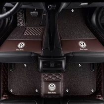 Volkswagen leather car floor mat double