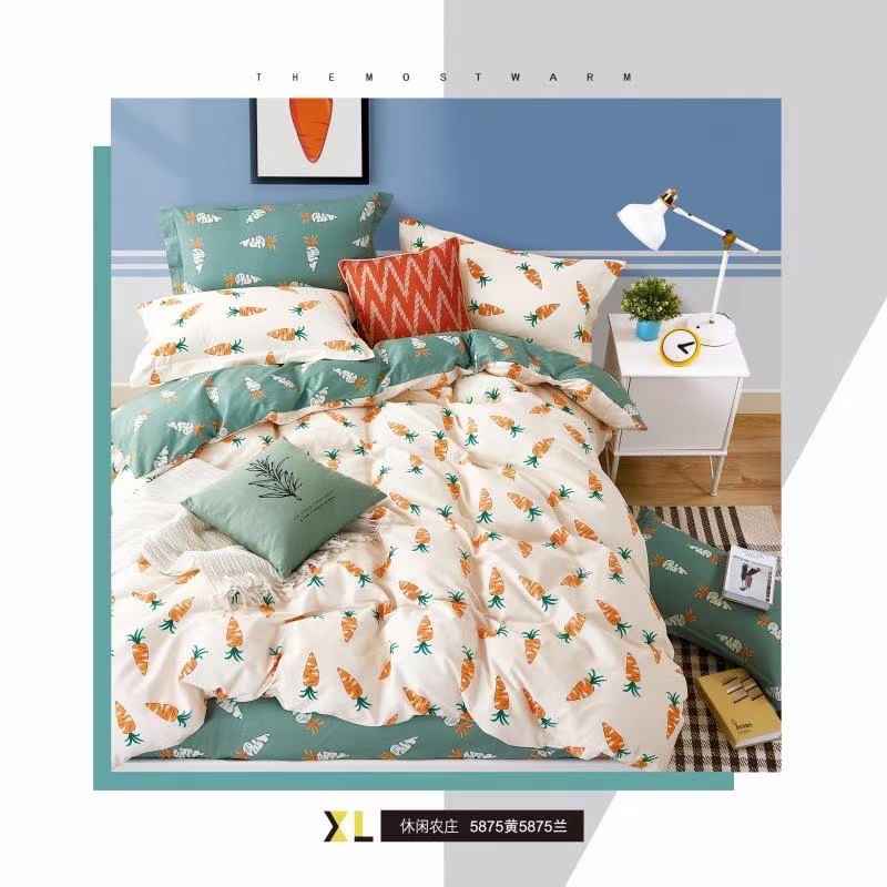 Summer cool Quilt 13372 pure cotton summer quilt Bedding four pieces Bed sheet and quilt cover Bedding four pieces bed sheet and quilt cover Bedding detail image 1