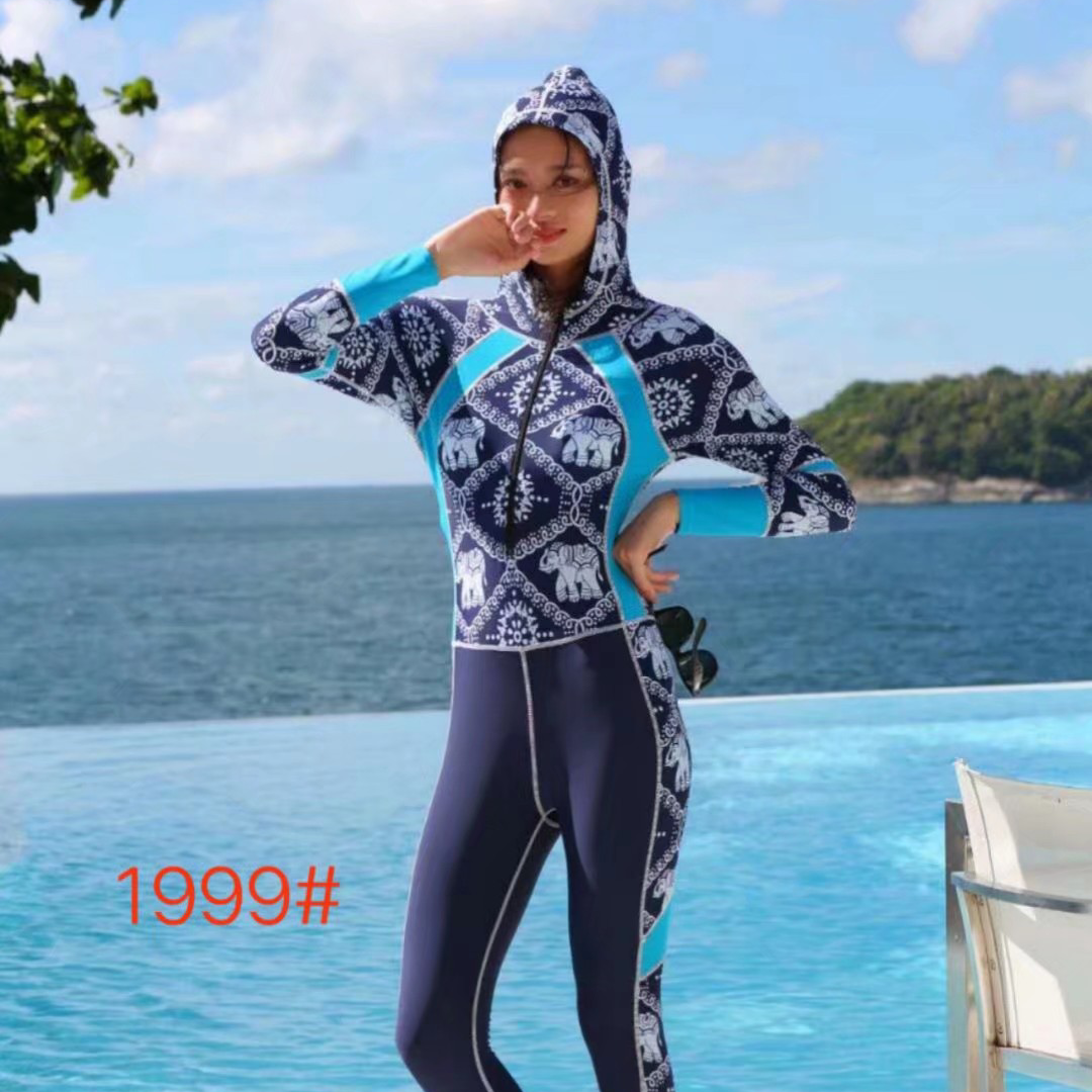 Sun-protective one-piece swimsuits are a national trend