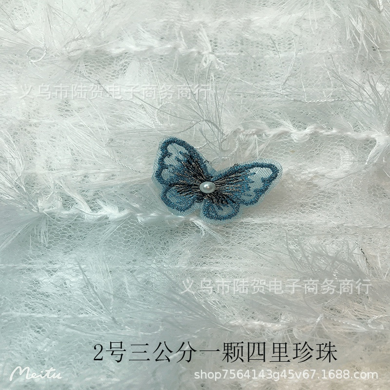 Purple Cherry Blossom Language retro accessories diy accessories Hair clip materials diy flower crystal headwear accessories Earrings accessories Specification image