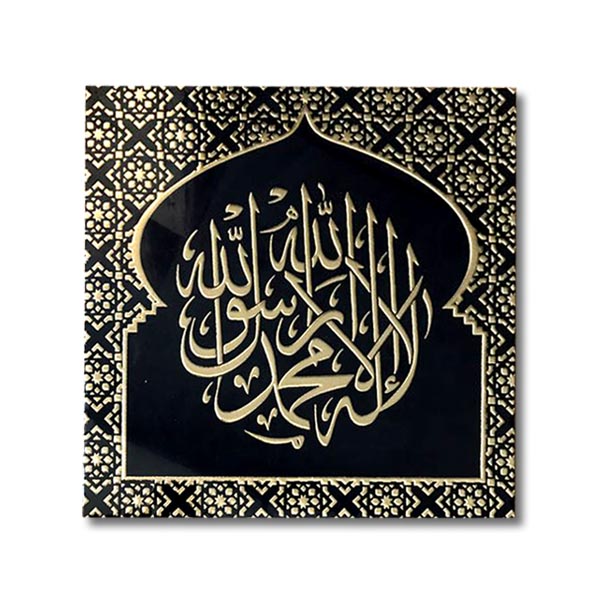 觉美工艺装饰画布艺系列挂画墙画宗教用品立体效果细节图