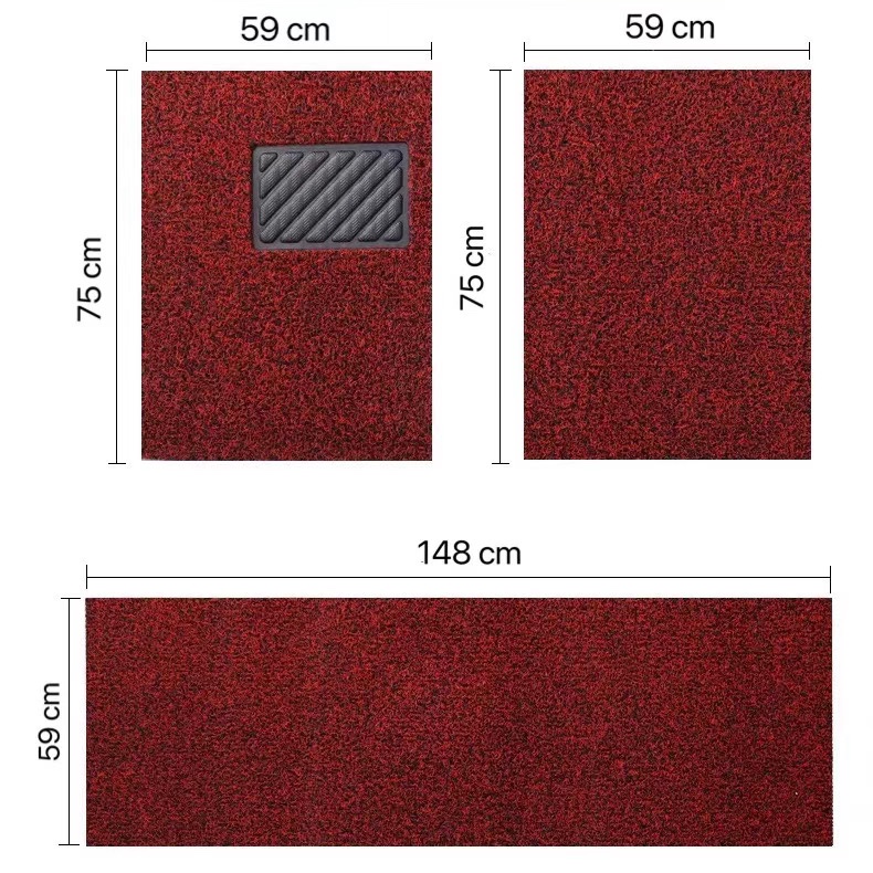 丝圈汽车脚垫通用裁剪          