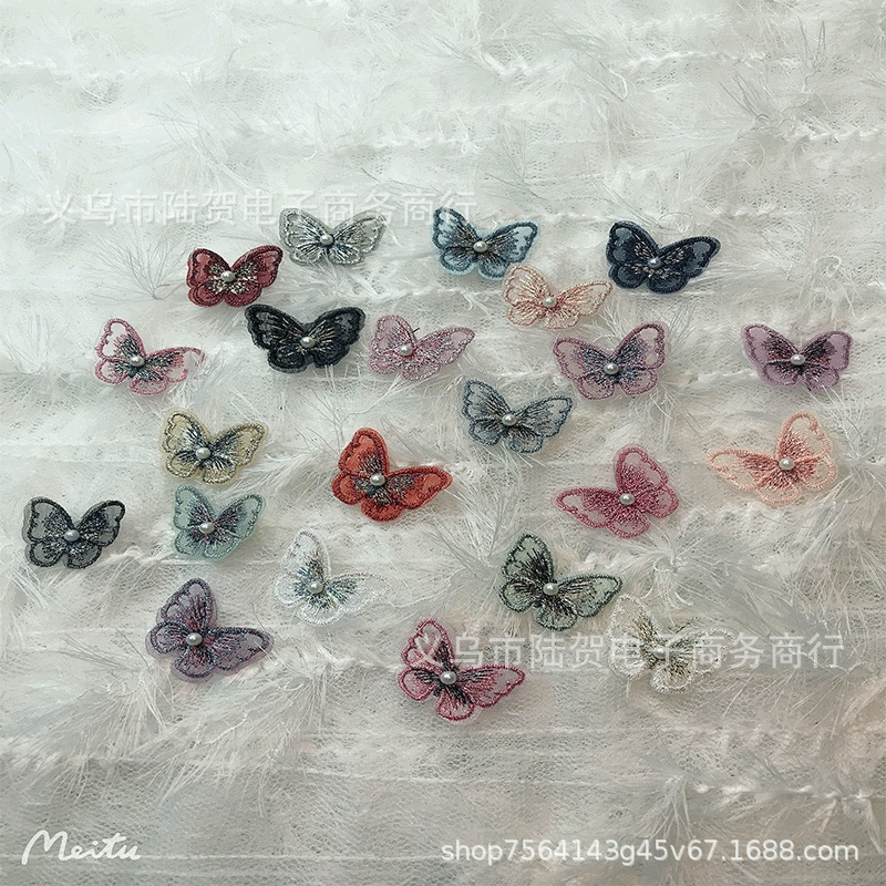 Purple Cherry Blossom Language retro accessories diy accessories Hair clip materials diy flower crystal headwear accessories Earrings accessories Item Picture