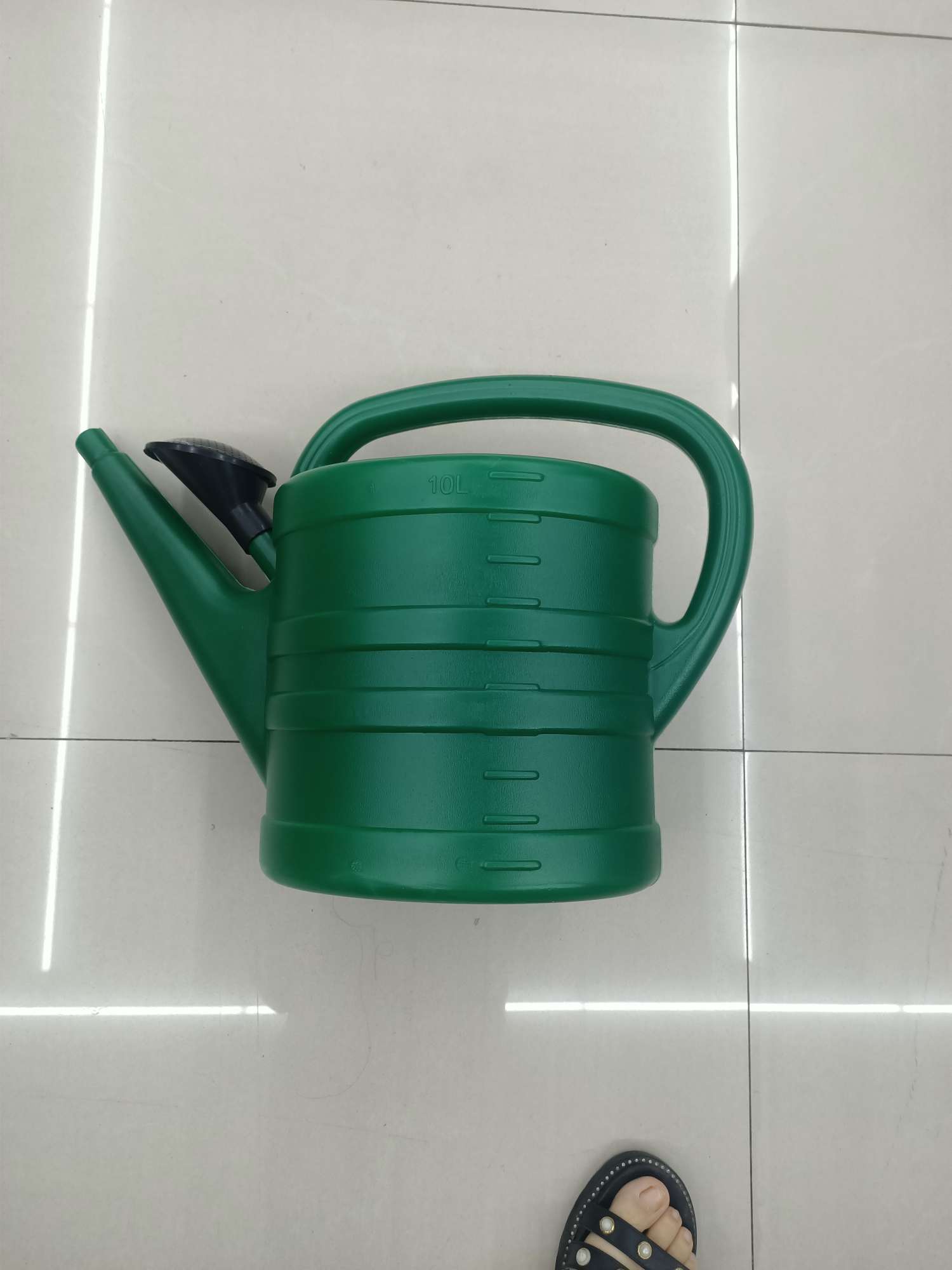 洒水壶5L批发家用农用园艺花卉喷壶5升绿色加厚塑料洒水壶长嘴浇水花洒器绿色洒水壶详情图7